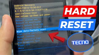 Tecno 2024 Hard Reset || Remove Password Lock || Factory Reset