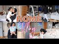 HOME VLOG!🏡 new walking pad, grocery haul, curly hair care +mini  house reset!
