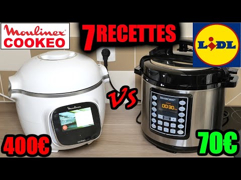 LIDL vs COOKEO MOULINEX multicuiseur électrique autocuiseur cocotte minute cuisson sous pression