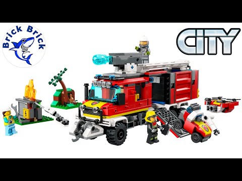 LEGO City 60374 Fire Command Truck - Speed Build Review