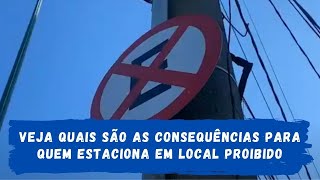 #EducaTrânsito - Veja quais são as consequências para quem estaciona em local proibido