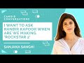 Sanjana Sanghi On Working With Aditya Roy Kapoor The One Question She Wants To Ask Kartik Aaryan