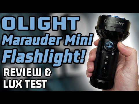 Is the NEW Olight Marauder Mini LED FLASHLIGHT as bright as a CAR HEADLIGHT?  Let's find out!