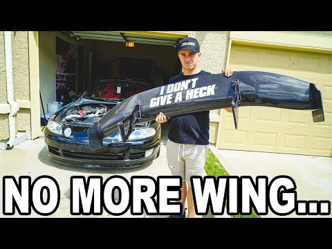 UNINSTALLING my big wing...Let me explain