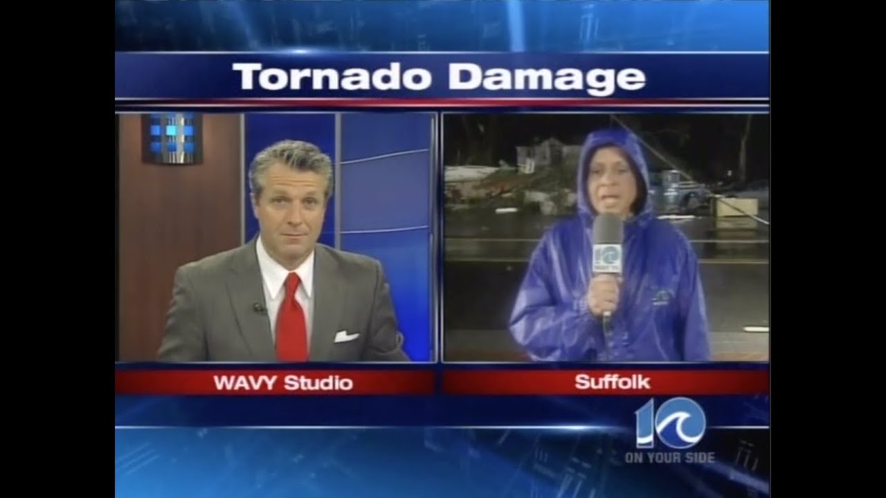 WAVY 11pm News, 4/28/2008 (Suffolk Tornado)