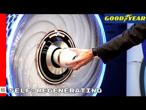Self Regenerating Goodyear reCharge Concept Tire For Electric Cars