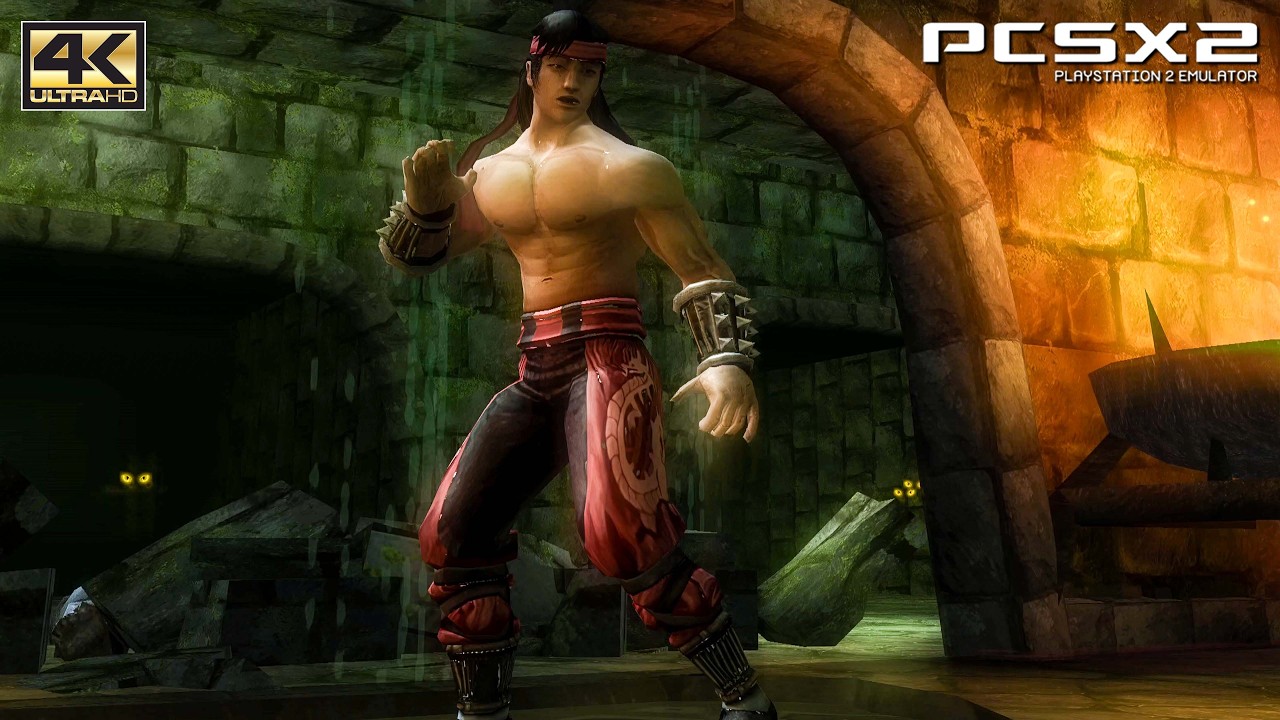 Mortal Kombat: Shaolin Monks - PS2 Gameplay 4k 2160p / HD Texture Pack (PCSX2)