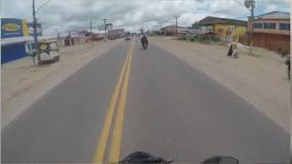 Câmera de um motociclista registra acidente grave