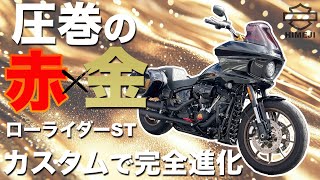 【カスタム】圧巻の赤と金！ローライダーSTカスタムで完全進化
