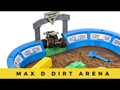 Max D Monster Dirt Arena Set #monsterjamtoys #monsterjam #toyreview