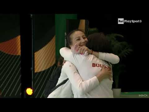 Stiliana Nikolova BUL Clubs/Ribbon/Hoop/Ball AA FINAL EUROPEAN CHAMPIONSHIP 2024