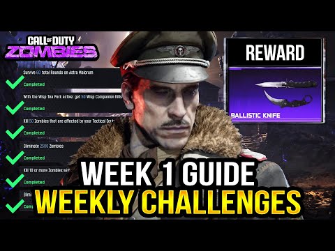 Black Ops 7 Zombies ★ Week 1 Challenges Guide (Season 1)