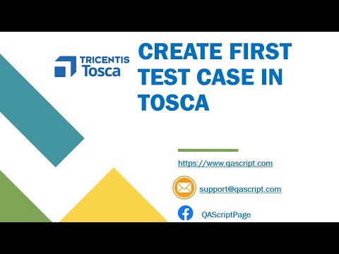 Tosca Tutorial | Lesson 5 - Create First Test Case | Tosca Commander | New Workspace |