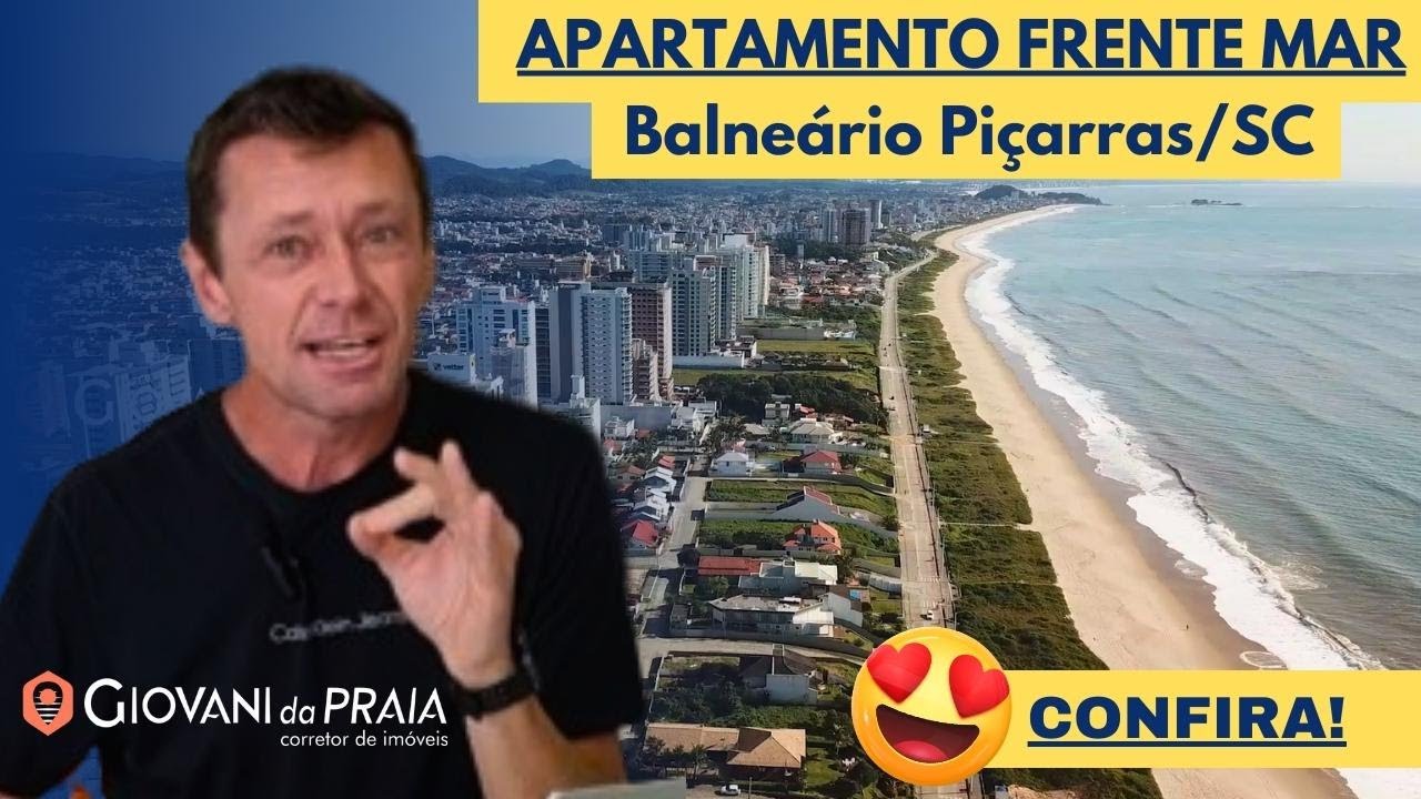 APARTAMENTOS FRENTE MAR CADA VEZ MAIS ESCASSOS - BALNEÁRIO PIÇARRAS/SC