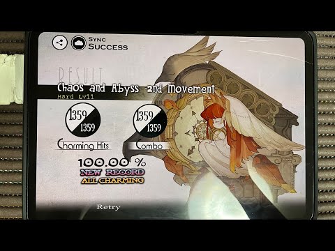 【押し寄せる大量乱打】Chaos and Abyss -2nd Movement-［Hard Lv11］ALL CHARMING！！！！100%【Deemo】