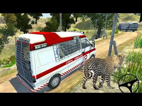 Animal Ambulance 🚑 Game Simulator Emergency Rescue - Drive Carefully Toward Hospital