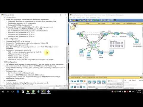 [CCNA S3] 4.5.1.2 Packet Tracer - Skills Integration Challenge
