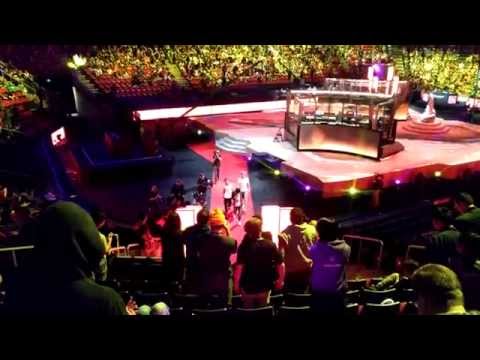 Crowd reactions of EG victory against LGD TI5