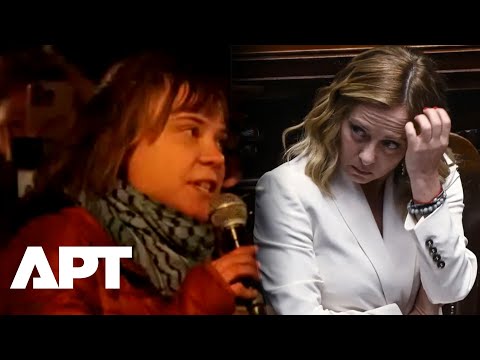 “Fascist Fu*** Government”: Greta Thunberg Slams Italian PM Giorgia Meloni at Rome Protest | APT