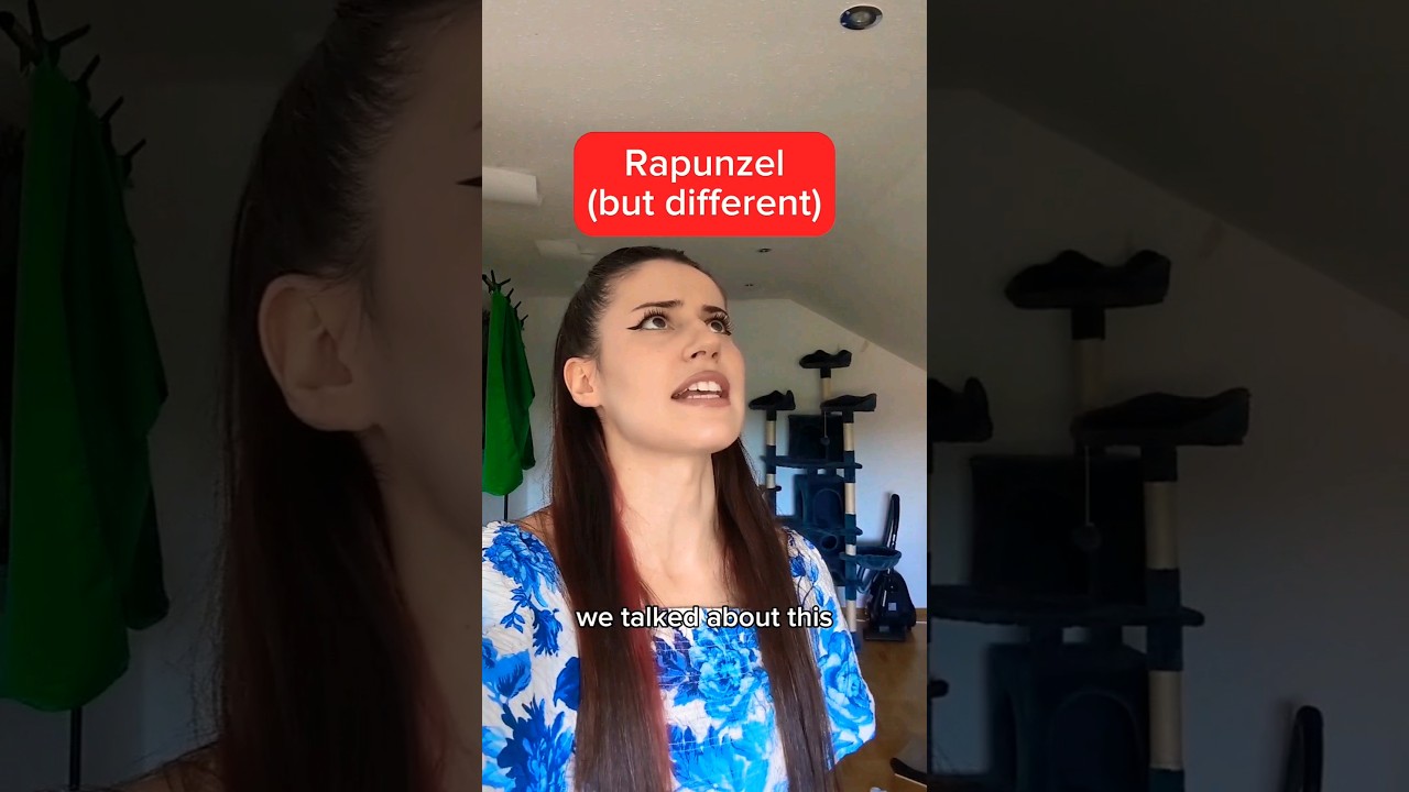 Got ourselves into a bit of a hairy situation am I right😉 #rapunzel #tangled #sketch #comedy