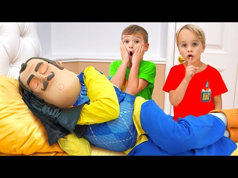 Chris and Michael try to be friends with a neighbor