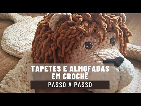 20 Modelos de Tapetes e Almofadas (Passo a Passo) em Crochê #croche
