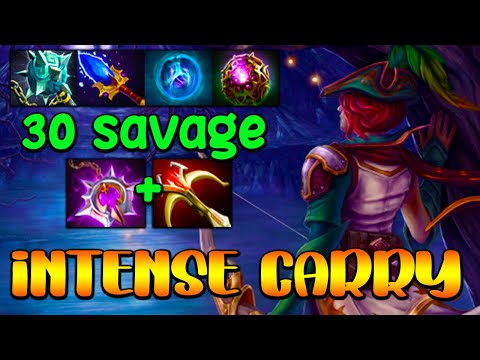 INTENSE CARRY [ WindRanger ] ULTRA BEYOND SAVAGE - DOTA 2 GAMEPLAY