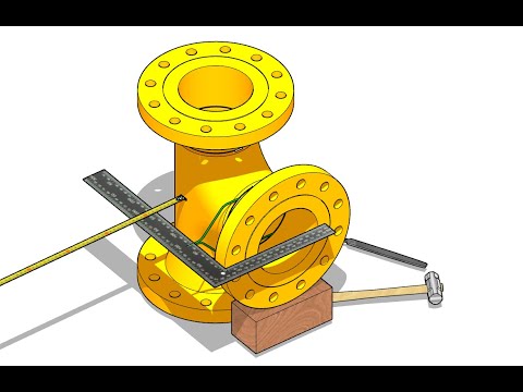 FIT UP AND INSPECTION OF ELBOWS OF ANY DEGREE WITH TWO RIGHT ANGLES