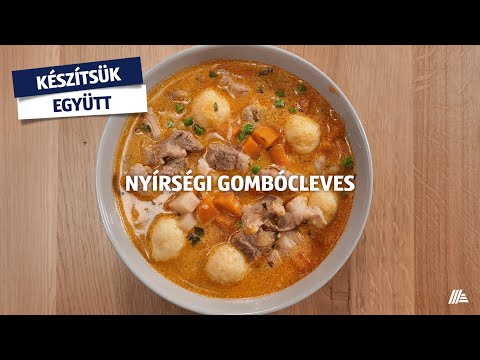 Nyírségi gombócleves