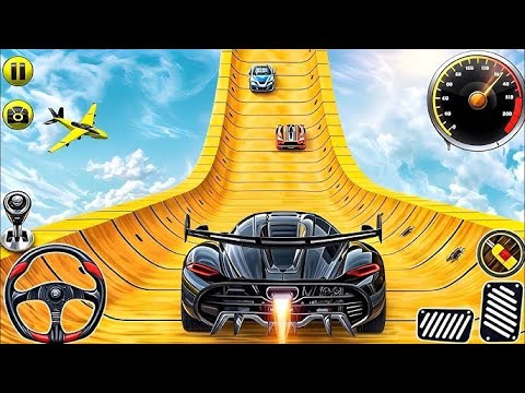 Mega Ramp Car Stunts Driving - GT Impossible Sport Car Racing 2024 - Android / IOS GamePlay