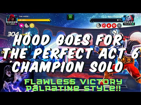 “Old Hood” Goes For A Flawless Act 6.2 Champion Boss Solo | Marvel Contest Of Champions