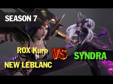 lol esports highlights l ROX Kuro NEW LEBLANC vs SYNDRA