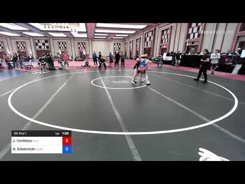 106-112 Lbs Rr Rnd 1 - Julianna VanNess, NJ Scorpions Wrestling School, LLC Vs Alexandra Szkotnick