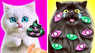 Watch your Kitten's Food 🤡😱 *Rich Cat and Poor Dog in Digital Circus*