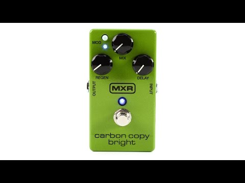 MXR Carbon Copy Bright Analog Delay Pedal Review by Sweetwater