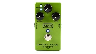 Video thumbnail for MXR Carbon Copy Bright Analog Delay Pedal Review by Sweetwater by Sweetwater
