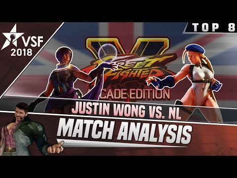 SFV AE Match Analysis: VSFighting 2018 Top 8 - Justin Wong vs. NL