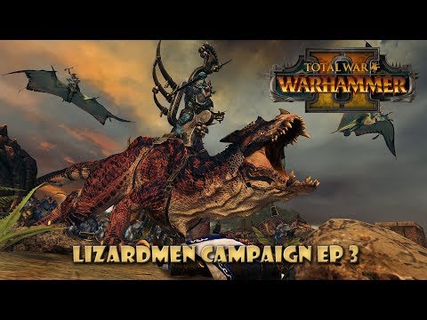 Total War: Warhammer II! Lizardmen (Mazdamundi) campaign gameplay - the Sage let's play - ep 3