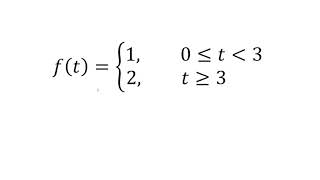Laplace Transform of piecewise function