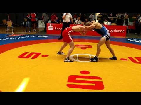 NDM 2014 -74kg Freistil Kampf 2 Runde 1