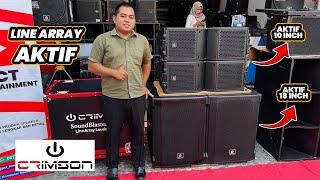 Download lagu Crimson Active Line Array Package 10inc X2 active subwoofer 18inc X2 mp3