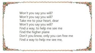 Walter Egan - Won&#39;t You Say You Will Lyrics