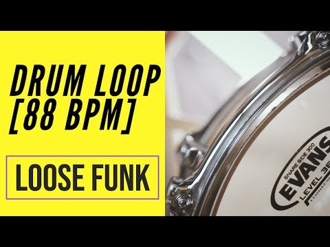 Loose Funk Drum Loop - 88 BPM - Migsdrummer