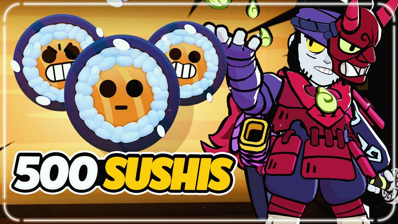 THEY ARE INSANE! I OPENED +500 SUSHIS IN THE NEW BRAWL STARS EVENT