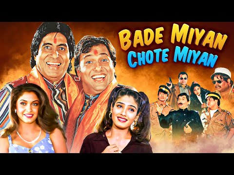 Bade Miyan Chote Miyan Full Movie | Govinda, Amitabh Bachchan, Raveena Tandon |Superhit Comedy Movie
