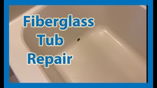 Repairing a Fiberglass tub