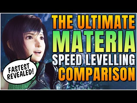FF7 Rebirth - FASTEST way to level materia (full comparison with data)