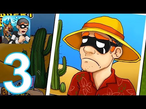 Robbery Bob - Gameplay Walkthrough Part 3 - Chapter 3: Secret Labs (iOS, Android)