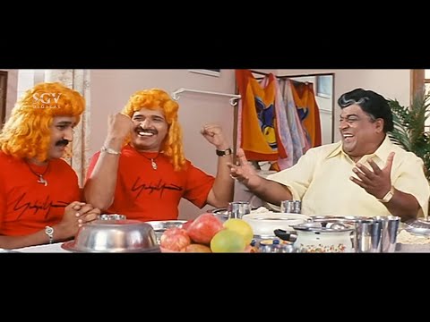 Doddanna Shocked On Ramesh and S Narayan Comedy Scene | Pakka Chukka kannada movie