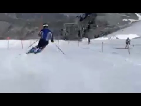 SL training for Giuliano Razzoli, 🇮🇹 ⛷